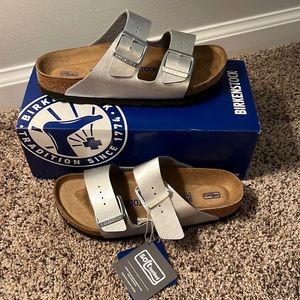Birkenstock Arizona Silver